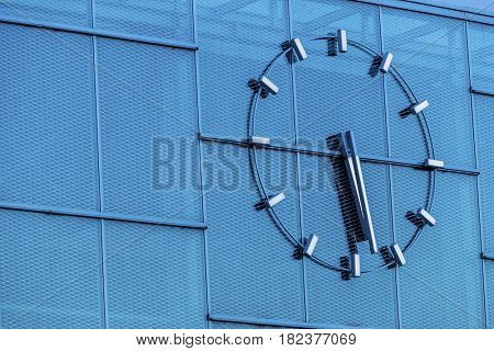 clock on a building
