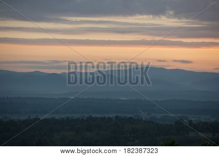 Thailand Lampang Landscpae View Sunrise