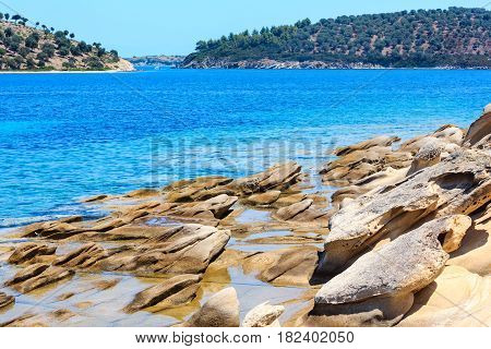 Summer Sithonia Coast, Chalkidiki.