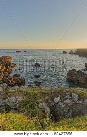 The Beach Of Ris In Noja, Cantabria