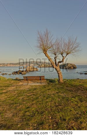 The Beach Of Ris In Noja, Cantabria