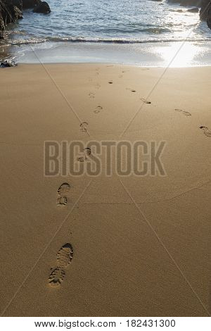 The Beach Of Ris In Noja, Cantabria