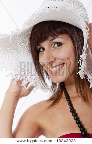 Nacktes Model posiert Ausdrücke