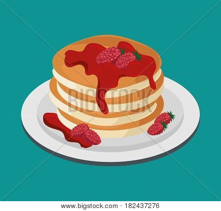 dessert muffin sweet icon vector illustration design