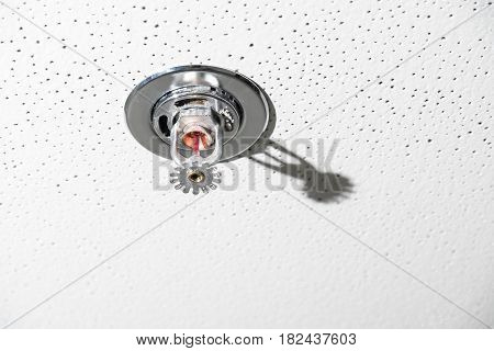 Water outlet of automated fire extinguish system