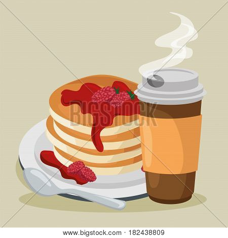 dessert muffin sweet icon vector illustration design