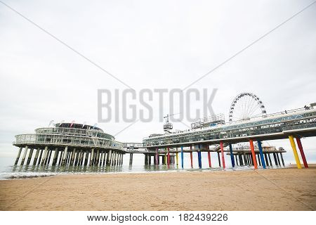 Scheveningen Pier At Scheveningen, The Netherlands