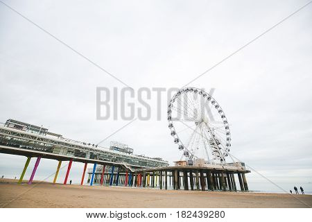 Scheveningen Pier At Scheveningen, The Netherlands