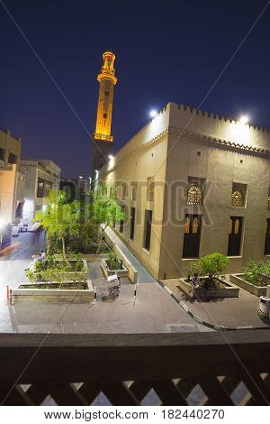 Arab Street In The Old Part Of Dubai
