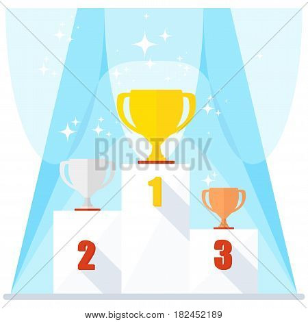 Shining Winner Podium