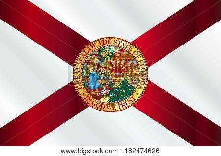 The flag of the USA state of Florida