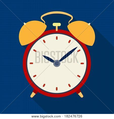 Bedside clock icon in flate design isolated on white background. Sleep and rest symbol stock vector illustration.