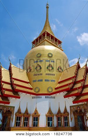 Hlavní kaple Watprongaregard v Chachoengsao provincie, Thajsko