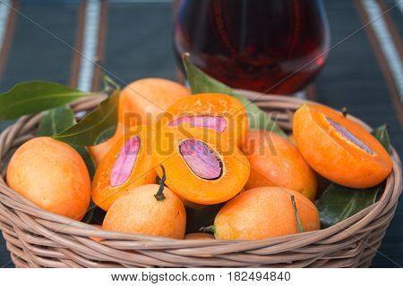 sweet Marian plum or Plum Mango thai fruit
