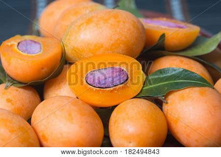 sweet Marian plum or Plum Mango thai fruit
