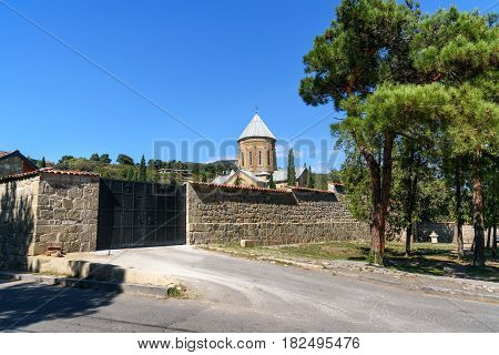Gate To Samtavro Monastery In Mtskheta, Georgia