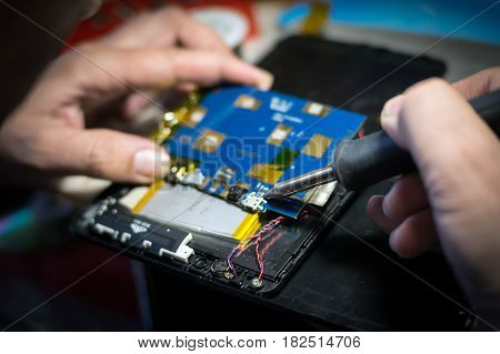Male Solder Parts Smartphone, Repair