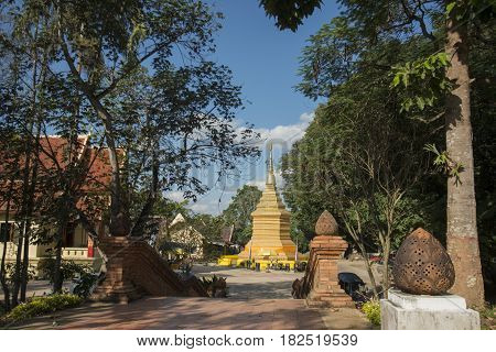Thailand Chiang Rai Wat Doi Chom Tong