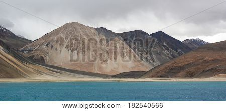 Pangong Lake In Leh, Ladakh, India