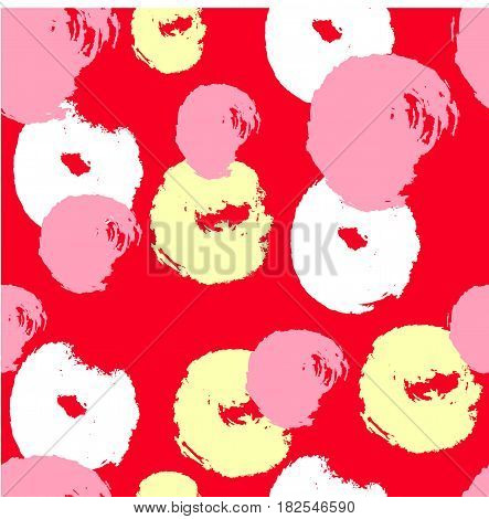 Hand painted brush strokes . Seamless abstract repeating background.