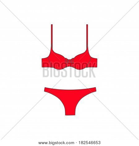Set of lingerie, panties and bra, cotton underwear