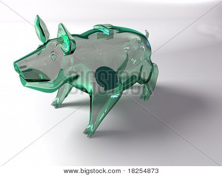 돼지 저금통 3D