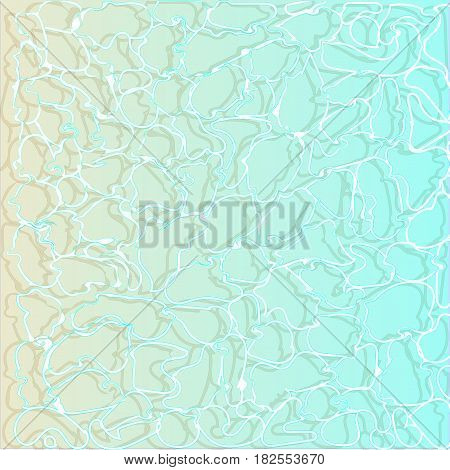 Sea water texture abstract watercolor background vector illustration
