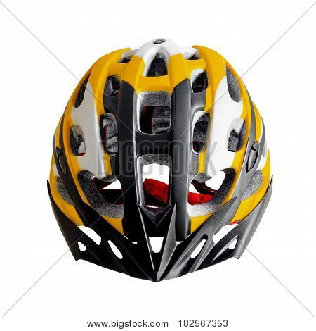 Bicycle helmet and isolate on white background