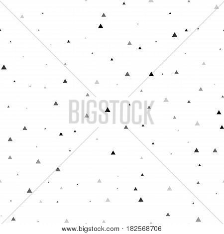 Scandinavian triangles seamless pattern. Geometric texture background. Stock vector.