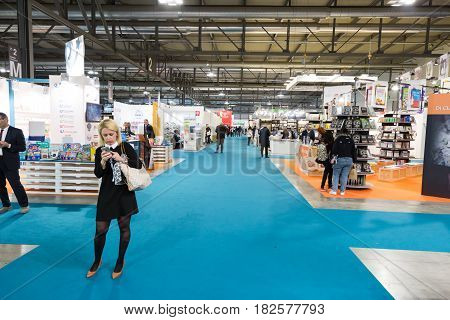 People Visiting Tempo Di Libri In Milan, Italy