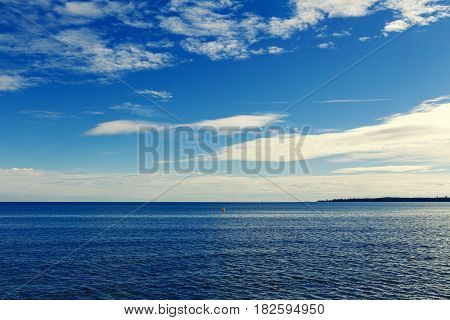 Mediterranean Sea View From Cannes, With The Lerins Islands