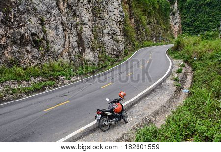 Mountain Road In Northern Vietnam