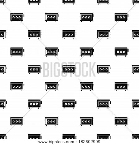 CD changer pattern seamless in simple style vector illustration