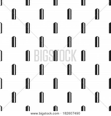 Cactus plant pattern seamless in simple style vector illustration