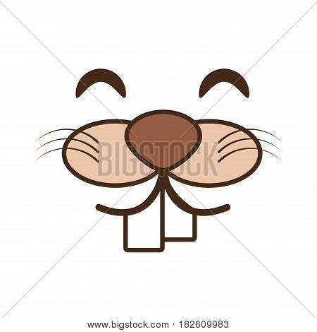 kawaii bunny cute face animal vector illustration eps 10