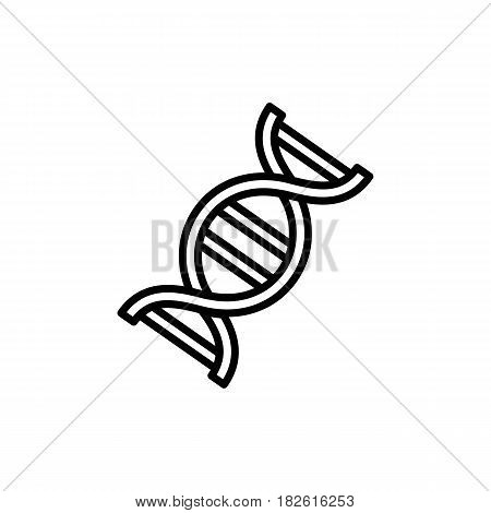 DNK vector icon. flat design on white background. Eps 10