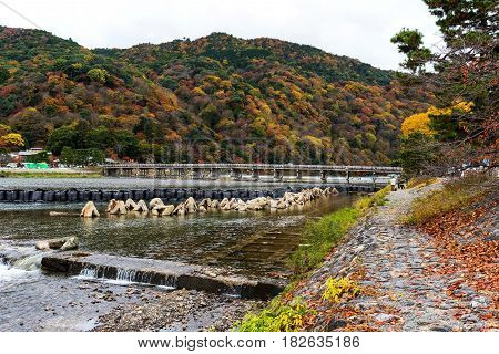 Togetsukyo Bridge At Autumn, Arashiyama
