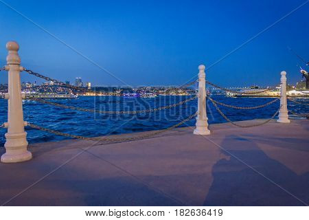 A view of phosphorus from uskudar seaside