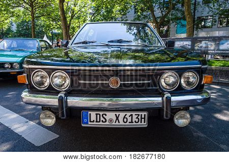 BERLIN - JUNE 05 2016: Full-size luxury car Tatra 613. Classic Days Berlin 2016.