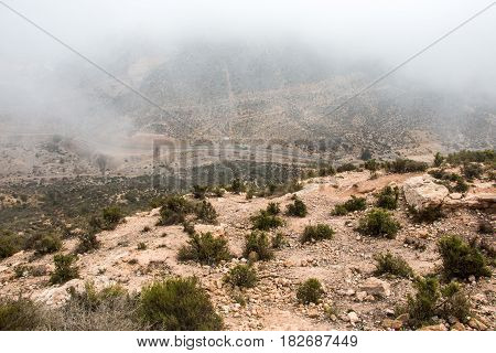 Yellow Mountains And Beautiful Panoramic View