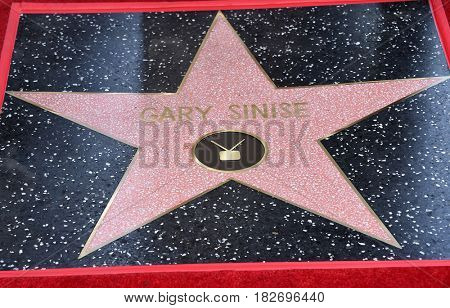 LOS ANGELES - APR 17:  Gary Sinise Walk of Fame Honors Gary Sinise on April 17, 2017 in Hollywood, CA                