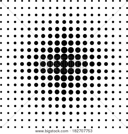 Halftone circles halftone dot pattern. Vector illustration.