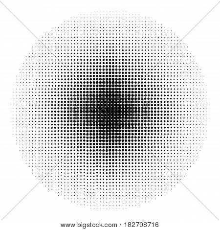 Halftone circles halftone dot pattern. Vector illustration. Eps 10