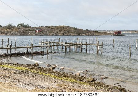 Bohuslan in Swedish west coast in spring