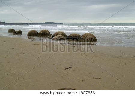 หิน Moeraki นิวซีแลนด์