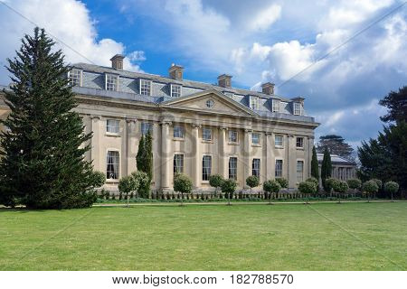 Italianate architecture at Ickworth on a spring day