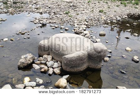 The stone in the Shape of a Turtle