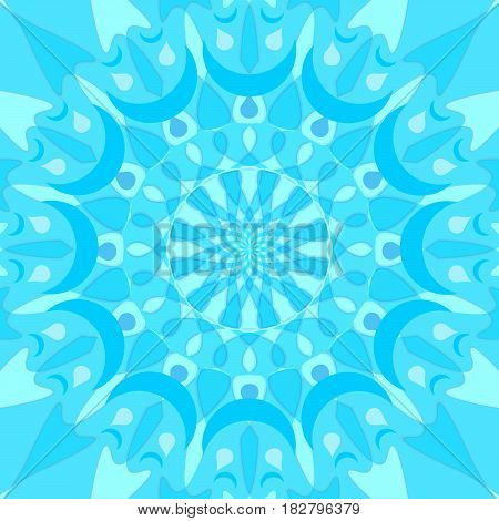 Tile with blue low contrasting geometric decor