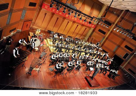 studerende symfonisk band