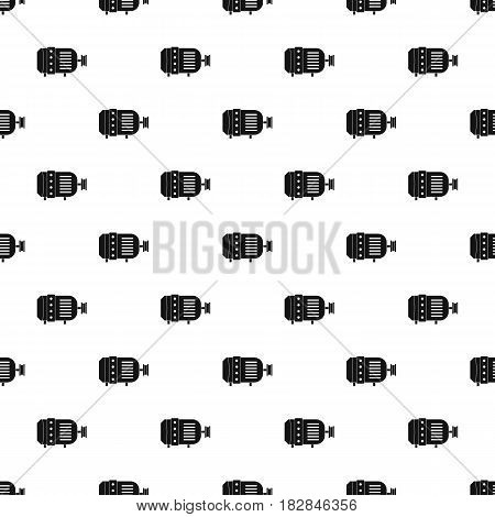 Electric motor pattern seamless in simple style vector illustration